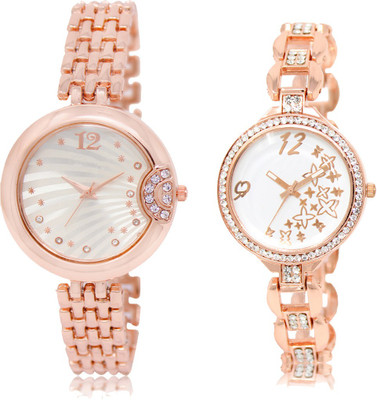 

Theicon : Beautiful Gilrs Combo 0228-0207 Watch - For Girls