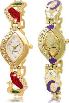 

FERRIZZO T- 01_03 Stylish Designer Unique Look Women And Ladies Combo Watch - For Girls