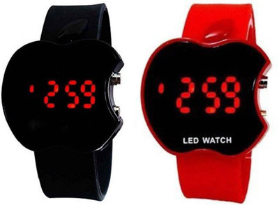 

spike stylish red--black shaped watch for boys Watch - For Men