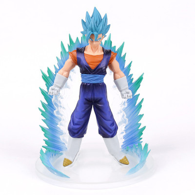 

Toy Mela DBZ Dragon Ball Z Blue Vegito With Blue Flame On Stand Action Figure(Multicolor)
