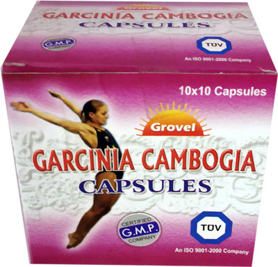 

Grovel Garcinia Cambogia Capsule An Herbal Weight Loss Supplement - 100 Capsules(200 g)
