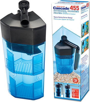 

Penn-Plax Cascade 455 Corner Aquarium Filter(Mechanical Filtration for Salt Water and Fresh Water)