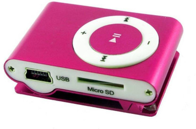 

MobFest Metallic Body Shuffle Design 16 GB MP3 Player(Multicolor, 0 Display)