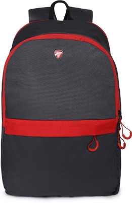 

Ducati DAYPACK 24 L Laptop Backpack(Red, Grey), Grey;red