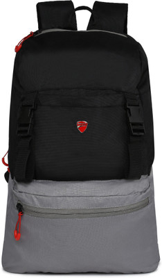 

Ducati STEER 26 L Laptop Backpack(Black, Grey)