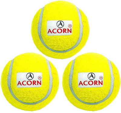 

Acorn® Cricket Rubber Balls Cricket Tennis Ball(Pack of 3, Yellow)