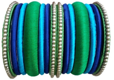 ab bangle Plastic Bangle Set(Pack of 2, Green;blue