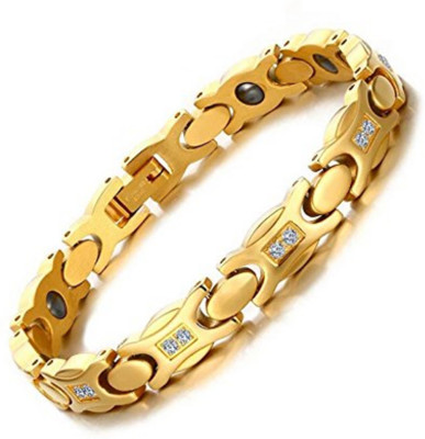 

University Trendz Stainless Steel Bracelet, Gold