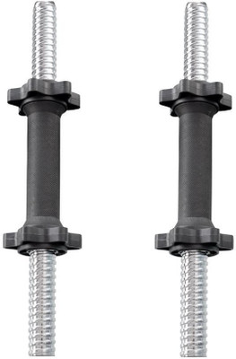 

Zahuu Plastic Dumbell Rods with Fiber Grip and Locks Pull-up Bar(Black)