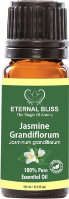 

Eternal Bliss Jasmine Essential Oil Grandiflorum, 100% Pure, & Undiluted (15ML)(15 ml)