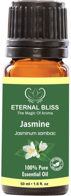 

Eternal Bliss Jasmine Sambac Essential Oil, 100% Pure, & Undiluted (50ML)(50 ml)