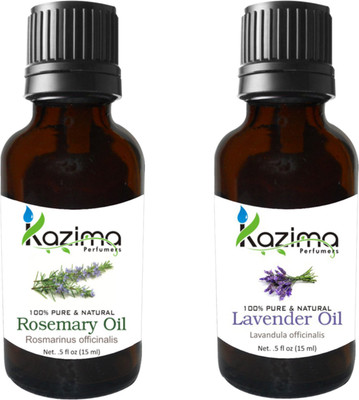 

KAZIMA Combo Set of Rosemary Oil and lavender Essential Oil ( Each 15ml )(15 ml)