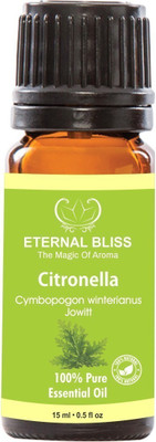 

Eternal Bliss Citronella Essential Oil, 100% Pure, & Undiluted (15ML)(15 ml)