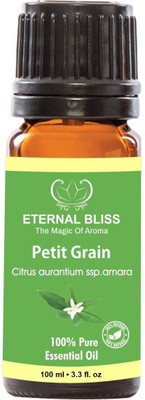 

Eternal Bliss Petit Grain Essential Oil, 100% Pure, & Undiluted (100ML)(100 ml)