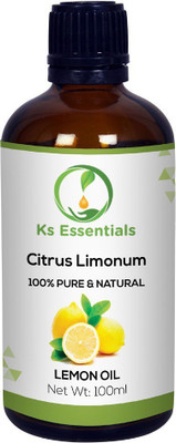 

Ks Essentials 100% Pure Lemon Oil ( Citrus Limonum) (100ml)(100 ml)