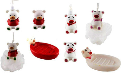 

S2KCrafts S2KC-1576 kids bathroom set Bath I16Toy {Bear & Bear} Bath Toy(Multicolor)
