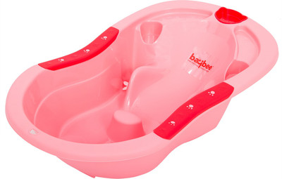 

Baybee Baby Bathtub with Anti-Slip(Pink)