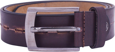 

Jay Ambay Traders Men Casual Purple Genuine Leather Belt, Brown