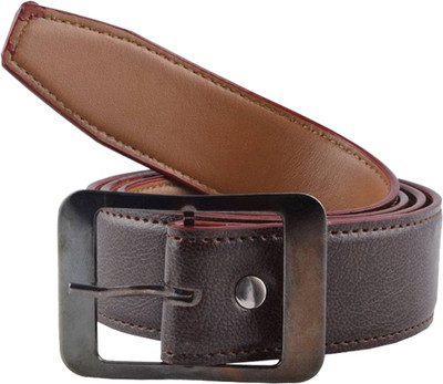 

FERRET Men Casual Brown Artificial Leather Belt