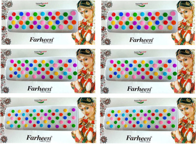 

Farheen BEAUTYPOINT FANCY BINDI Forehead Multicolor Bindis(INDIAN BINDI)