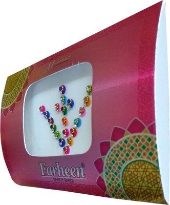 Farheen MUMTAZ FANCY BINDI FEMALE Multicolor Bindis(FANCY BINDI)