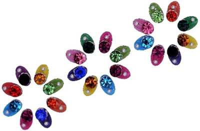 

beauty gold gorgious designer bindi for beautiful lady & girl forehead, nails Multicolor Bindis(mugli marathi, bengali bindi, Bollywood style)