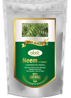 

biotic Neem Leaf Powder | Azadirachta Indica | Neem Powder(100 g)