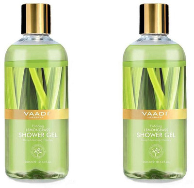 

Vaadi Herbals Refreshing Lemon & Basil Shower Gel (300 ml x 2)(300 ml, Pack of 2)