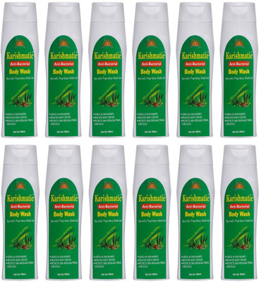 Karishmatic Anti-Bacterial Body Wash(1200 ml, Pack of 6)