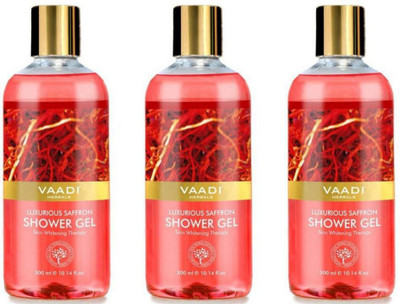 

Vaadi Herbals Luxurious Saffron Shower Gel (300 ml x 3)(300 ml, Pack of 3)