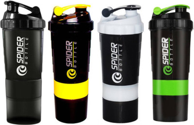 

UDAK ANY COLOUR NO COLOUR CHOOSEN 500ML SPIDER PROTEIN SHAKER BOTTLE (PACK OF 1) 500 Shaker(Pack of 1, Multicolor)
