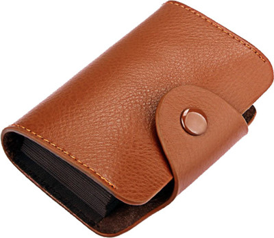 

Stealodeal Men Brown Genuine Leather Wallet(13 Card Slots)