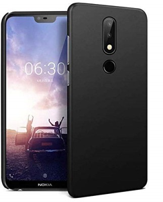 Colorcase Back Cover for Nokia 6.1 Plus(Black, Pack of: 1)