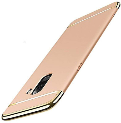 Novo Style Back Cover for Samsung Galaxy A6 (2018) 3 in 1 Sleek Rubberised Matte Hard case(Gold, Metal, Plastic) Flipkart
