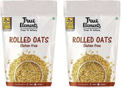 

True Elements Rolled Oats(1000 g, Pouch, Pack of 2)