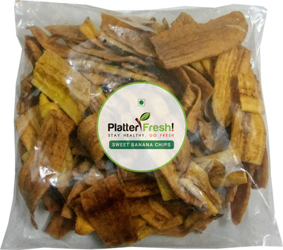 

Platter Fresh Sweet Banana / Ripe Plantain (Long Slices) Chips(450 g)