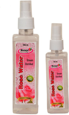 

menaja ROSE WATER COMBO 200 + 100 ML SPARY TYPE(300 ml)