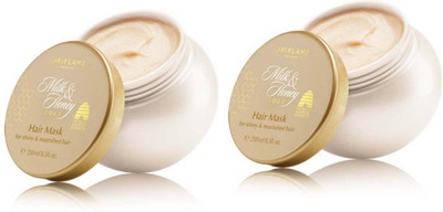 

Oriflame Sweden two Milk & Honey Gold Hair Mask 250 ml(Set of 2)