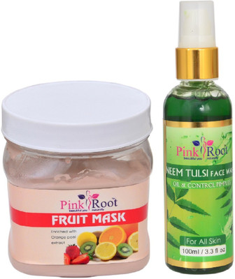 

Pink Root FRUIT MASK 500ML WITH NEEM FACE WASH 100ML(Set of 2)