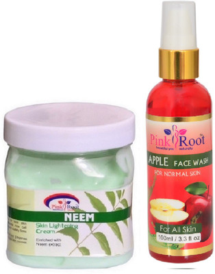 

Pink Root NEEM CREAM 500ML WITH APPLE FACE WASH 100ML(Set of 2)