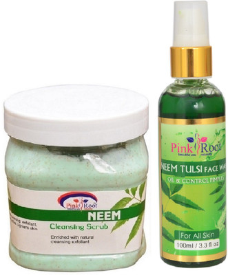 

Pink Root NEEM SCRUB 500ML WITH NEEM FACE WASH 100ML(Set of 2)
