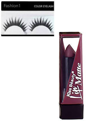 

FASHION 1 Kiss Beauty Moisturizing, Matte , Rich Colour Lipstick(Set of 1)