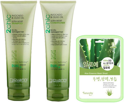 

Giovanni 2chic Avocado & Olive Oil Shampoo & Conditioner Set - 8.5oz(Set of 1)