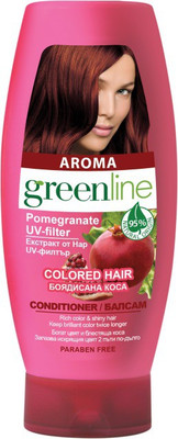 

Aroma Greenline Pomegranate UV-Filter For Colored Hair Conditioner(250 ml)