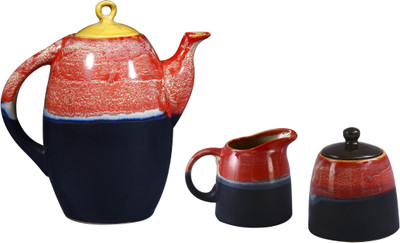 

Caffeine Red Studio Stoneware(Red, Pack of 3)
