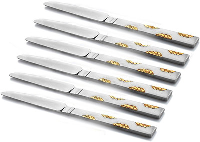 

Shapes Arena Stainless Steel Dessert Knife Set(Pack of 6)