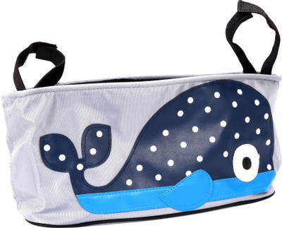 

Scrafts Blue Whale Base Multifunctional Baby Stroller Organizer/ Hanging Storage Organizer for Diapers, Small Toys, Strollers, Baby cribs, Baby cots, Bunk Beds/ Pockets Hanging Bedside Storage/ Bed Pockets / Param Hanging Bag/ Size:LBH(inch)-12.5x6x5 diap