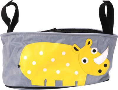 

Scrafts Yellow Hippo Base Multifunctional Baby Stroller Organizer/ Hanging Storage Organizer for Diapers, Small Toys, Strollers, Baby cribs, Baby cots, Bunk Beds/ Pockets Hanging Bedside Storage/ Bed Pockets / Param Hanging Bag/ Size:LBH(inch)-12.5x6x5 di