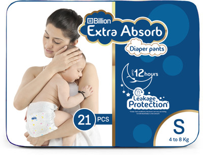 

Billion Extra Absorb Diaper Pants - S(21 Pieces)