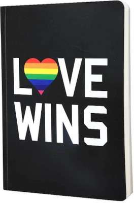 

Flipkart SmartBuy A5 Notebook(Love Wins Softbound Notebook, Multicolor)